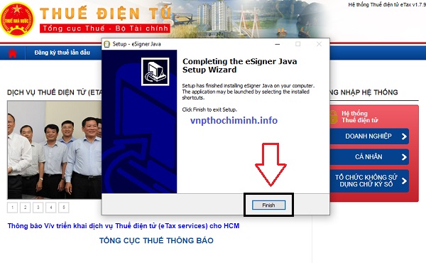 cài đặt phần mềm Esigner khai thuế 2