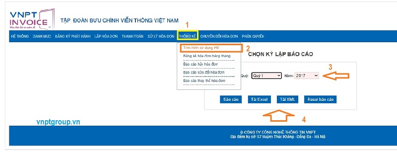 Hướng dẫn lập báo cáo tình hình sử dụng hóa đơn điện tử Siêu Dễ 1 lập báo cáo sử dụng hóa đơn điện tử