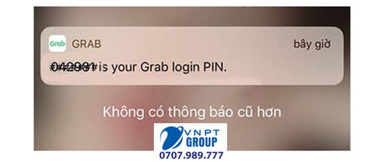 Cách Lấy hóa đơn Grap - In hóa đơn Grap đơn giản 4 Mã Pin Grap gửi qua ứng dụng