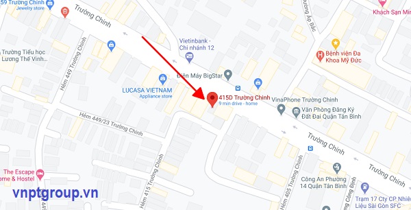 Cửa hàng VNPT Quận Tân Bình Tp HCM Ở Đâu ? 2 Cửa hàng VNPT Quận Tân Bình - 415D Trường Chinh