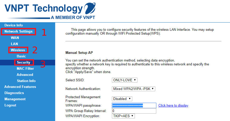 Hướng dẫn cách đổi mật khẩu wifi VNPT