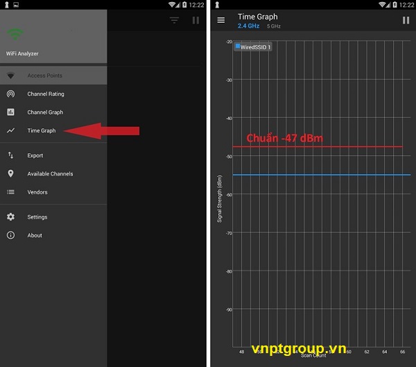 #1 Cách bắt sóng WIFI Mạnh hơn cho điện thoại, Laptop 1 đo sóng wifi bằng WiFiAnalyzer