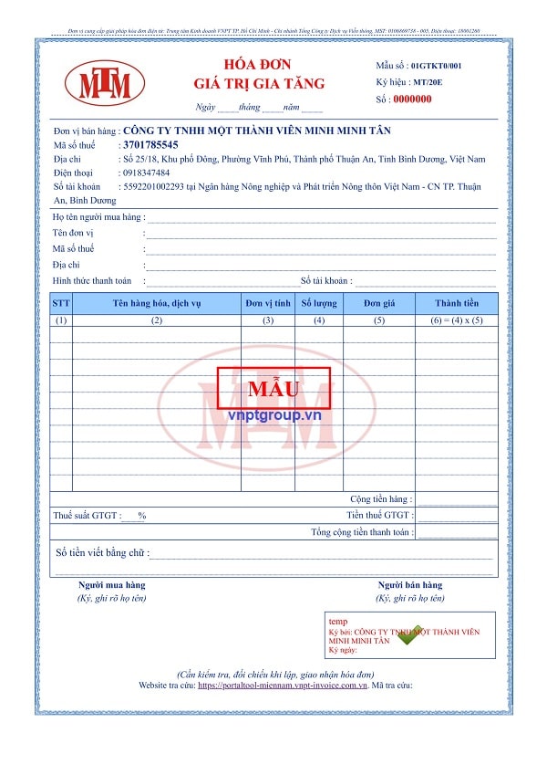 Mua Hóa Đơn Điện Tử VNPT Giá Rẻ 
