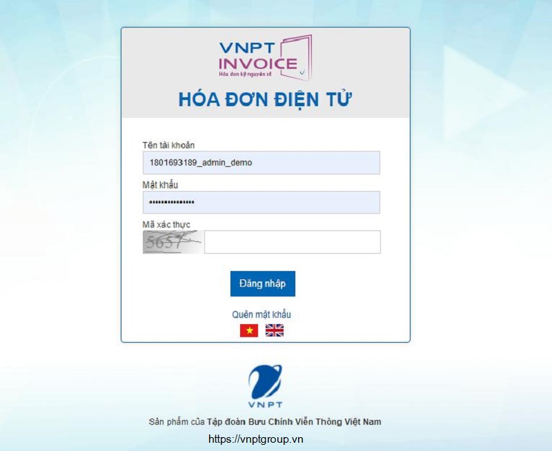 Hướng dẫn xuất hóa đơn điện tử VNPT siêu dễ 1 hướng dẫn đăng nhập HDDT VNPT