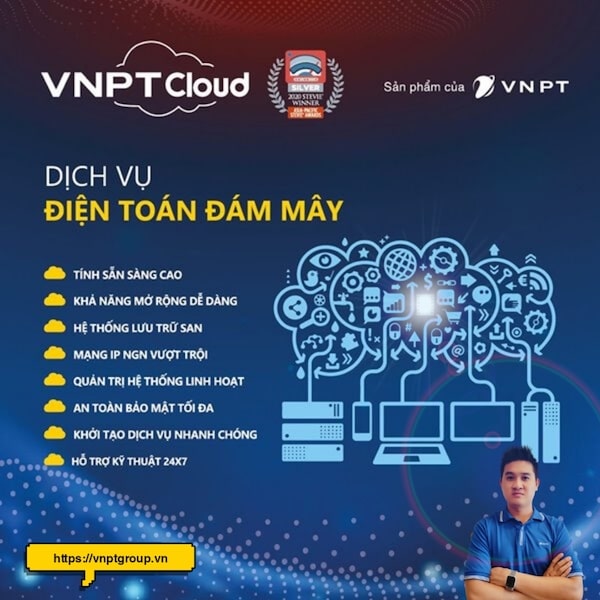 Đăng Ký Máy Chủ Ảo VNPT - Dịch vụ Cloud server VNPT 1 Đăng ký máy chủ ảo vnpt Cloud