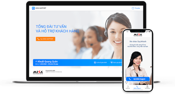 Tổng đài Misa - Hỗ trợ phần mềm kế toán Misa 24/7 1 Tổng đài hỗ trợ Misa
