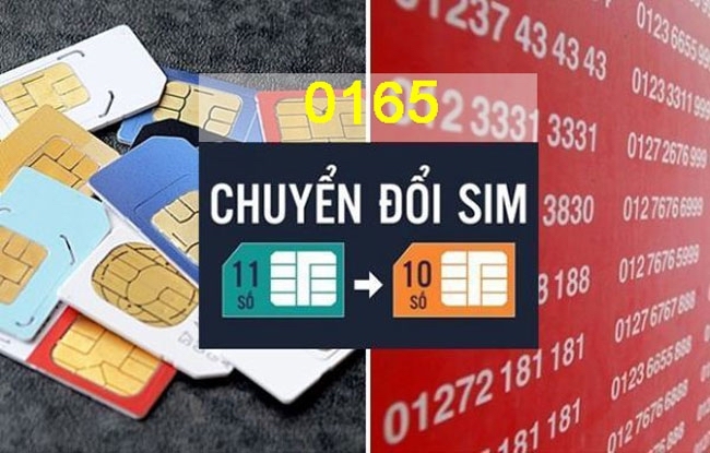 Đầu số 0165 đổi thành đầu số nào