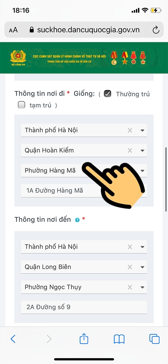Hướng dẫn tạo Mã QR khai báo y tế suckhoe.dancuquocgia.gov.vn 3 Hướng dẫn tạo Mã QR khai báo y tế 3