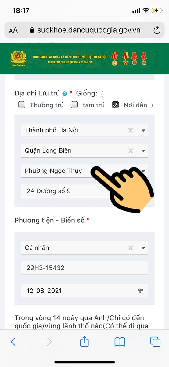 Hướng dẫn tạo Mã QR khai báo y tế suckhoe.dancuquocgia.gov.vn 4 Hướng dẫn tạo Mã QR khai báo y tế 4