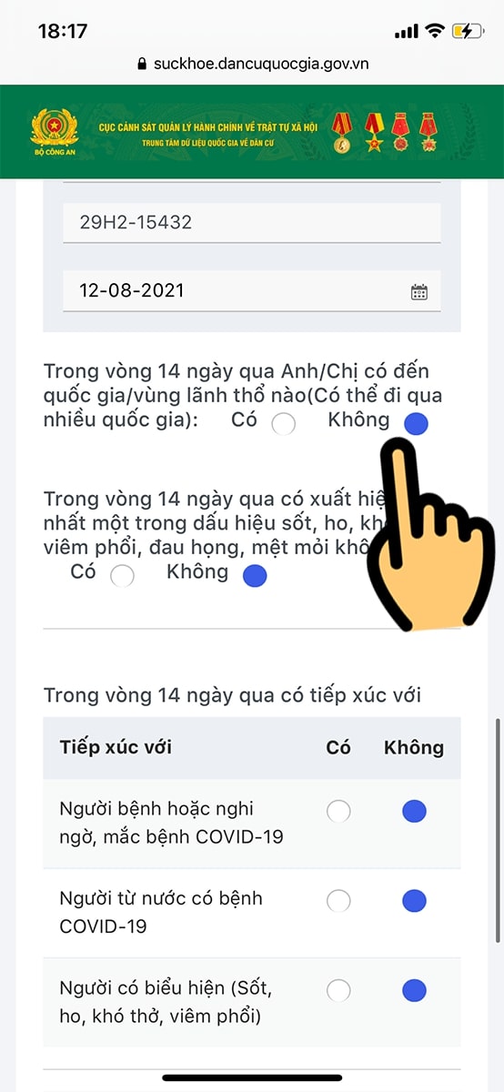 Hướng dẫn tạo Mã QR khai báo y tế suckhoe.dancuquocgia.gov.vn 5 Hướng dẫn tạo Mã QR khai báo y tế 5