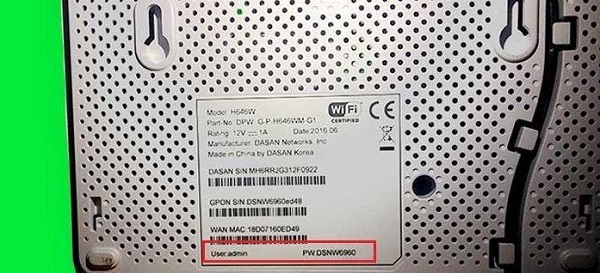 Cách đổi mật khẩu wifi viettel bằng điện thoại, máy tính 4 Xem pass dưới modem wifi