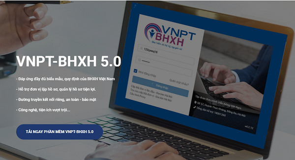 Báo giá Chữ ký số VNPT - PM Bảo hiểm xã hội VNPT Cà Mau 1 Gói cước Phần mềm kê khai BHXH VNPT Tại Cà Mau