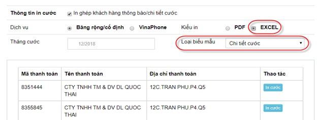 HƯỚNG DẪN Tra Cứu Cước VNPT Siêu Dễ - ebill vnpt 8 in chi tiết cước vnpt
