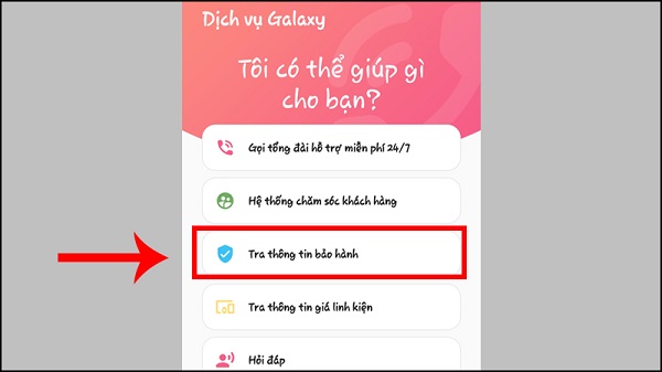 Hướng dẫn cách check bảo hành samsung đơn giản 3 tra cứu thông tin bảo hành của điện thoại Samsung