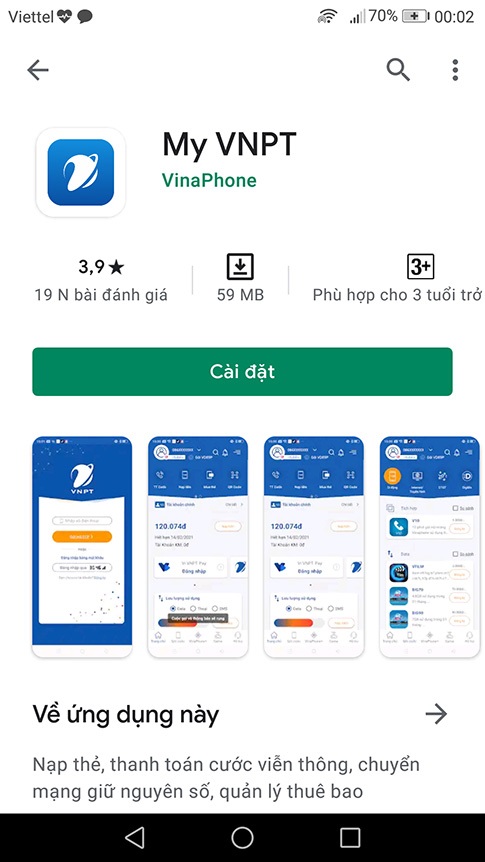 TOP 3 cách nạp thẻ Vinaphone đơn giản - Nhanh chóng 3 Nạp nạp thẻ Vinaphone qua ứng dụng My VNPT