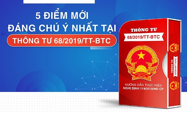 Cập nhật mới nhất về Thông tư 68/2019/TT-BTC 1 Thông tư 68/2019/TT-BTC