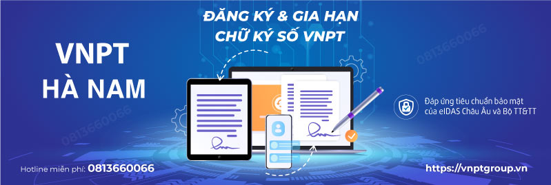 Chữ ký số VNPT và Phần mềm BHXH VNPT Lâm Đồng 2 Chữ ký số VNPT doanh nghiệp tại Hà Nam