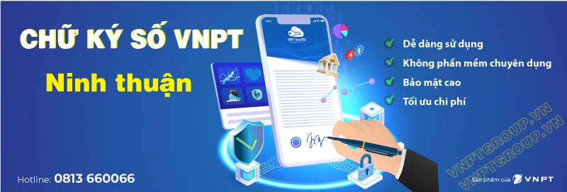 Gói cước chứng thư số vnpt ở Ninh Thuận