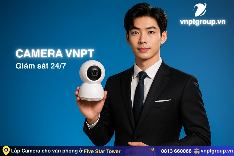 Lắp mạng VNPT tại Five Star Tower - MIỄN PHÍ HOÀ MẠNG 2 Tư vấn triển khai camera VNPT cho công ty tại Five Star Tower