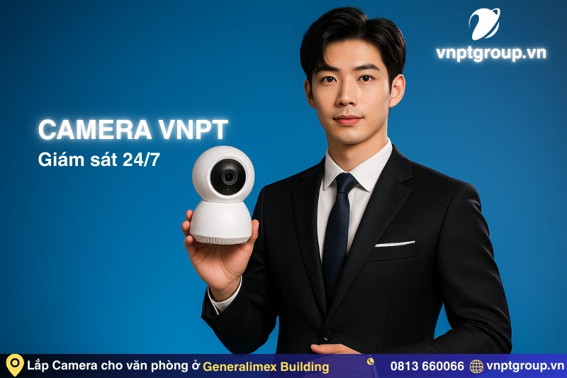 Tư vấn triển khai camera VNPT cho công ty tại Generalimex Building
