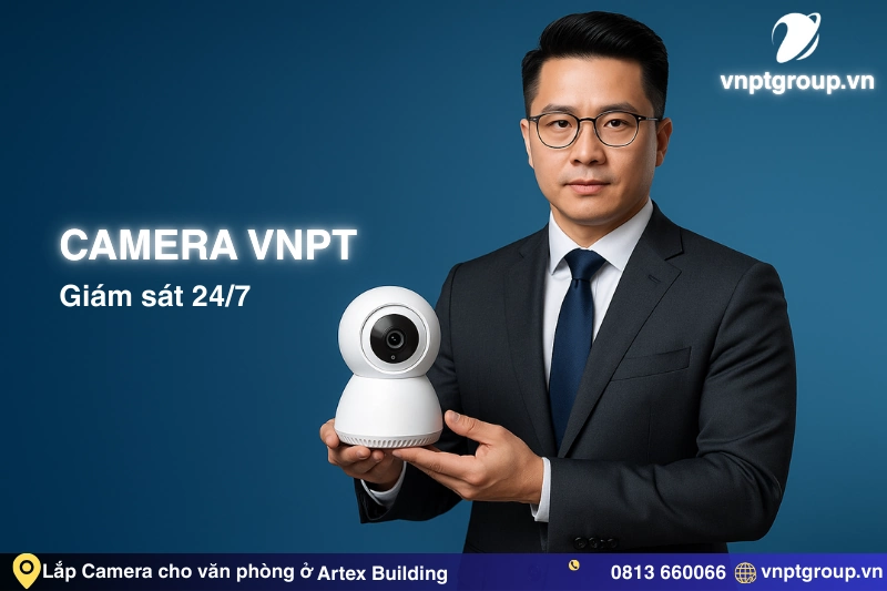 Tư vấn triển khai camera VNPT cho văn phòng tại Artex Building
