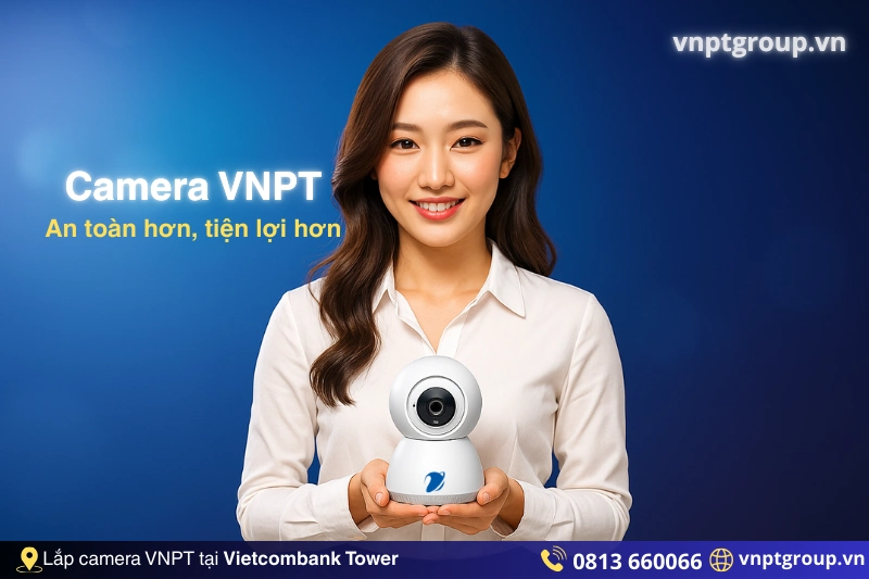 Đăng ký mạng VNPT tại Vietcombank Tower - Ưu đãi mới nhất 2 Lắp camera VNPT cho văn phòng tại Vietcombank Tower